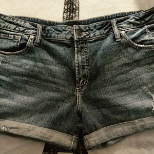 Silver Jeans Co blue jean shorts
